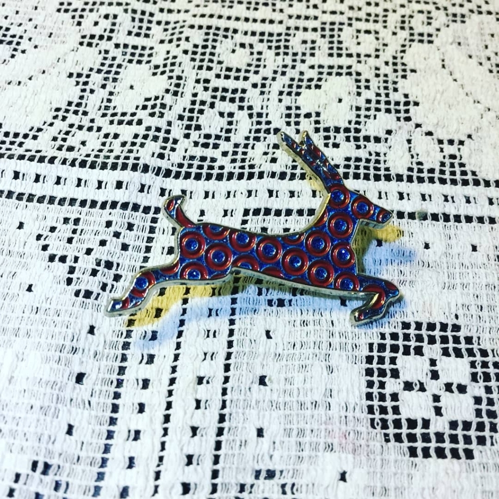 Blue and Red Antelope Pin Limited Edition Phish